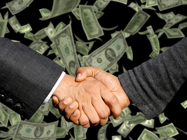 African business handshake